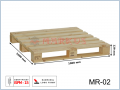 MR-2 paleta drewniana jednorazowa suszona 1000x1000x129 (mm)