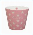 Krasilnikoff miska ceramiczna Popcorn różowa