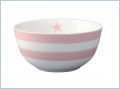 Krasilnikoff Happy Bowls, miseczka pink stripes