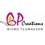 Logo firmy BP Creations Tłumaczenia i usługi dla biznesu Barbara Pawłowska