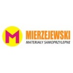 Logo firmy Mierzejewski Materiały samoprzylepne Wojciech Mierzejewski