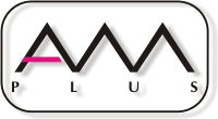 Logo firmy AMPLUS Centrum Wieszaków