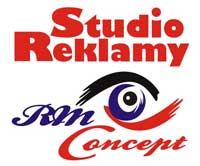 Logo firmy Studio Reklamy RM Concept Robert Michalski