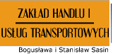 Logo firmy Zakład handlu i usług transportowych Bogusława i Stanisław Sasin