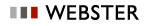 Logo firmy Webster