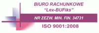 Logo firmy Biuro Rachunkowe LEX BUFIKs Beata Kącka