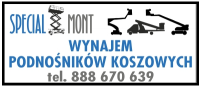 Logo firmy Special-Mont Usługi i Wynajem Podnośników Samojezdnych Piotr Brzezina