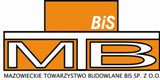 Logo firmy Mazowieckie Towarzystwo Budowlane BiS Sp. z o. o.