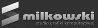 Logo firmy Milkowski - studio grafiki komputerowej