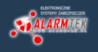 Logo firmy ALARMTEK Elektroniczne Systemy Zabezpieczeń
