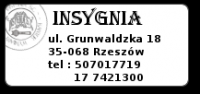 Logo firmy Insygnia s.c. Jacek Fedycki, Fryderyk Cielecki, Ryszard Nowak