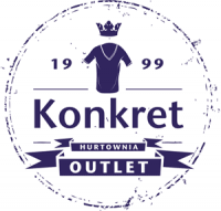 Logo firmy KONKRET Hurtownia końcówek kolekcji odzieży