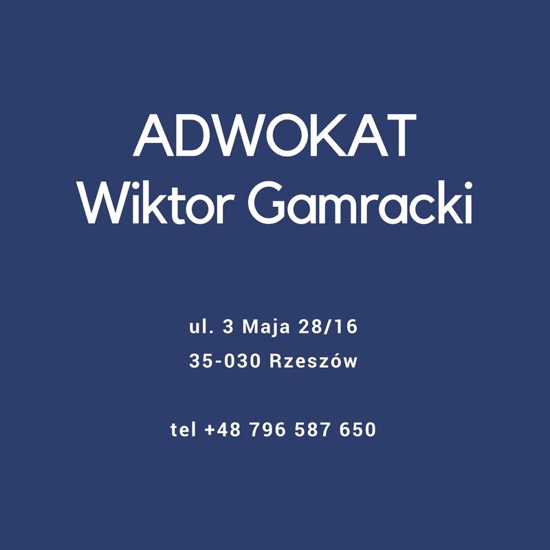 Firma Kancelaria Adwokacka Adwokat Wiktor Gamracki - zdjęcie 1