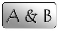 Logo firmy A&B Pracownia Sukien Ślubnych Komunijnych i Wizytowych