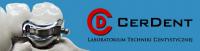 Logo firmy CerDent  Laboratorium Pracownia Protetyczna