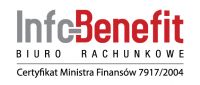 Logo firmy Biuro Rachunkowe InfoBenefit Magdalena Błach-Łukasik
