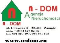 Logo firmy Agencja nieruchomości N-Dom Nowrocki