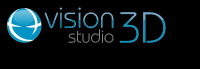 Logo firmy VISION 3D STUDIO