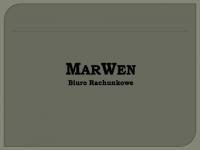 Logo firmy MarWen Biuro Rachunkowe Marta Wencławiak
