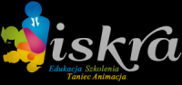 Logo firmy ISKRA - Edukacja, animacja, szkolenia. Sylwia Sawa-Pasternak