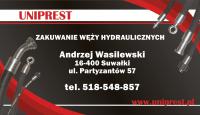 Logo firmy Andrzej Wasilewski UNIPREST