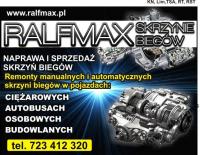 Logo firmy P.H.U. Ralfmax Specjalistyczne naprawy skrzyń biegów Rafał Sałatka