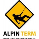 Logo firmy ALPIN-TERM Prace Wysokościowe Analiza Termiczna Paweł Lakwa