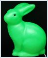 Bajkowa lampa dziecięca, królik zielony, Heico