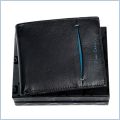 Cienki męski portfel ze skóry naturalnej Pierre Cardin