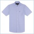 Koszula męska Musto AIDEN SHORT SLEEVE OXFORD Shirt-Pale Blue
