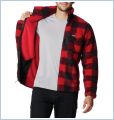 Bluza polarowa męska Columbia Winter Pass M Print Fleece-Mountain Red Check