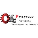 Logo firmy PMaszyny Patryk Cieśla Serwis Maszyn Budowlanych