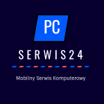 Logo firmy PCserwis24 Mobilny Serwis Komputerowy Kraków Krzysztof Nogieć
